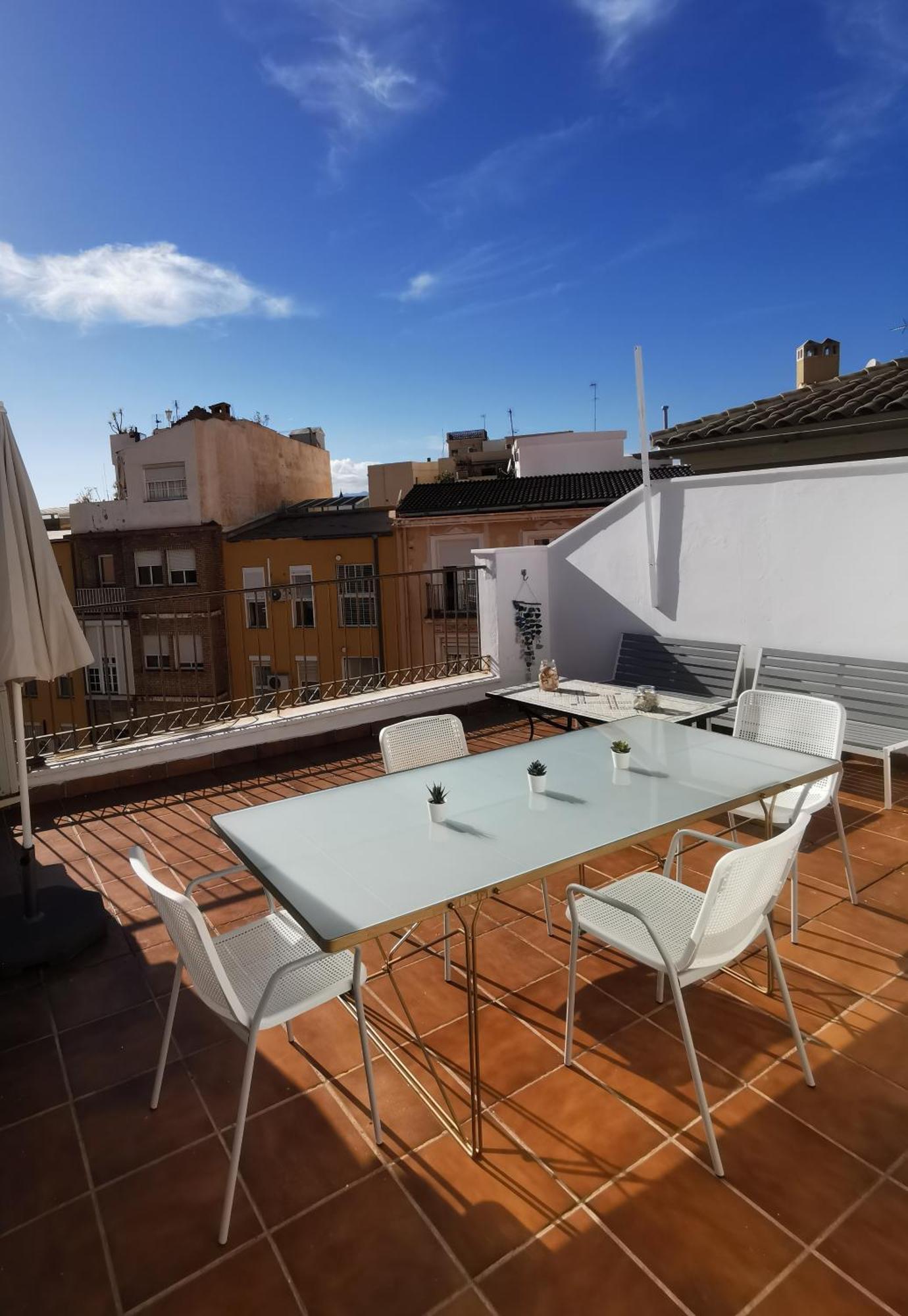 Atico Con Vistas Centro Historico / Terraza 40 M Leilighet Málaga Eksteriør bilde