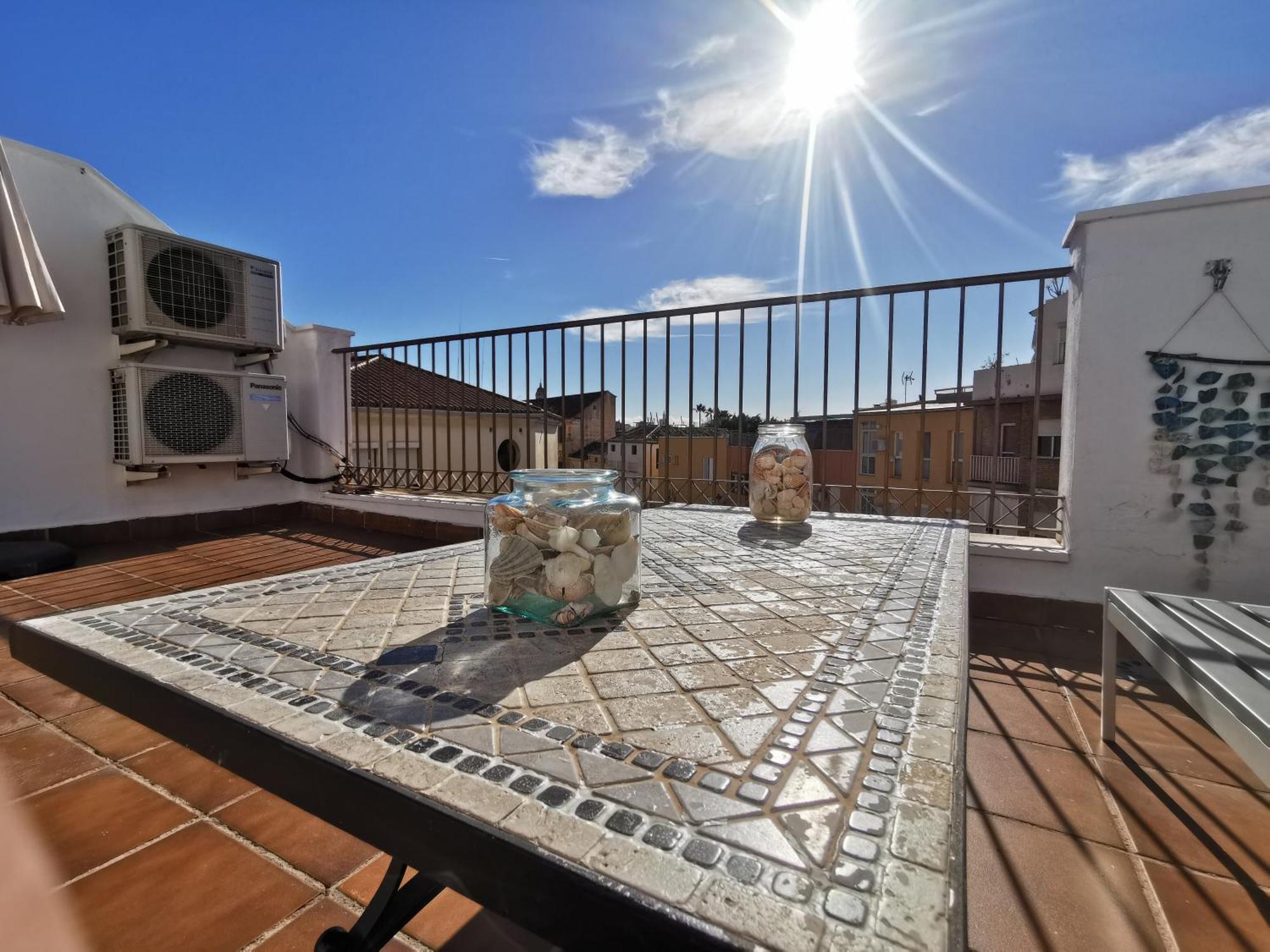 Atico Con Vistas Centro Historico / Terraza 40 M Leilighet Málaga Eksteriør bilde