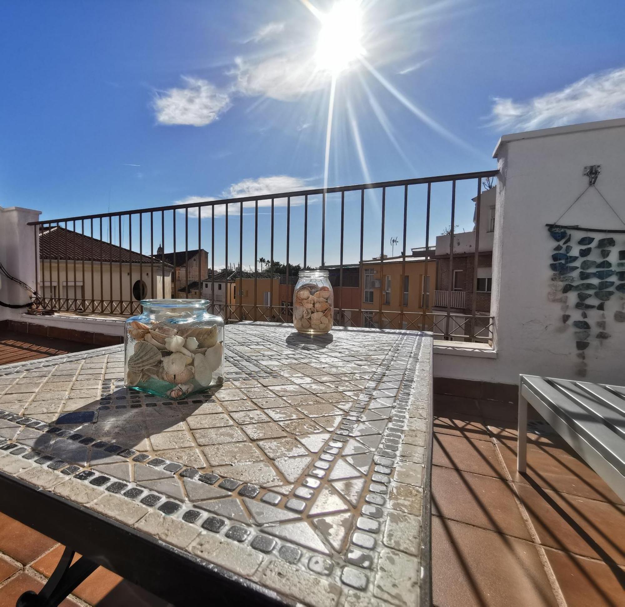 Atico Con Vistas Centro Historico / Terraza 40 M Leilighet Málaga Eksteriør bilde